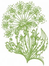Dandelion 3 embroidery design