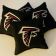 Atlanta Falcons Logo design on pillowcase embroidered