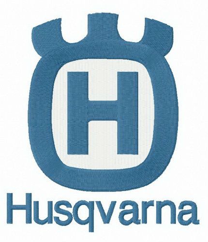 Husqvarna Sewing Machines logo machine embroidery design