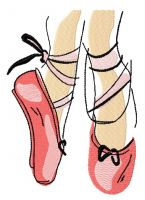 I love ballet 2 embroidery design