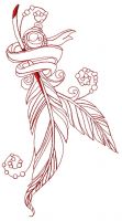 Romantic composition 7 embroidery design