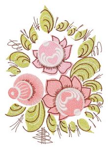 Bouquet 5 embroidery design