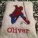 Embroidered Spiderman rushes to rescue design on towel