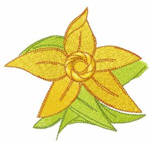 Small daffodil 2 embroidery design