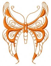 Butterfly 26 embroidery design