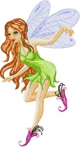 Pixie  embroidery design