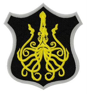 Greyjoy coat of arms embroidery design