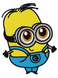 Chibi Minion 2 embroidery design