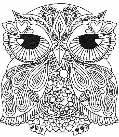 owl redwork free embroidery design 2