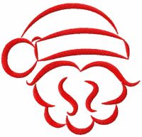 Red Santa free embroidery design