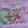 Piglet with letter G design on towel embroidered