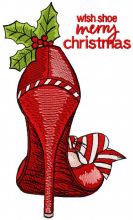 Wish shoe merry christmas