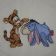 Baby Tigger and baby Eeyore design embroidered