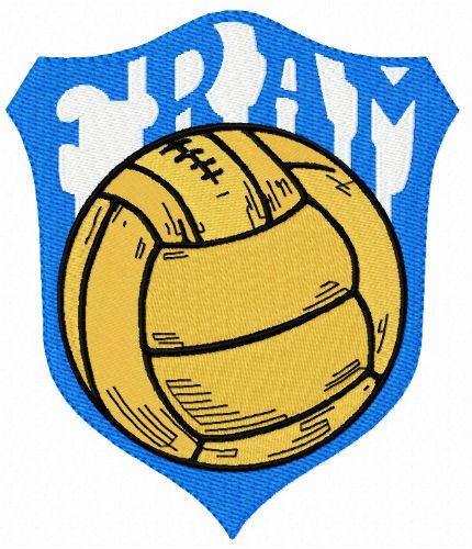 Fram FC logo machine embroidery design 
