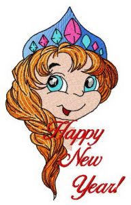 Snow maiden 4 embroidery design