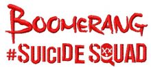 Suicide Squad Boomerang 3 embroidery design