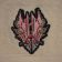 Harley Davidson Thorn design on towel embroidered