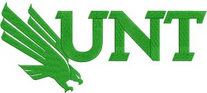 North Texas Mean Green 2020 logo embroidery design