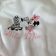 Minnie Mouse and zebra design embroidered