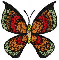 Black beauty embroidery design