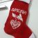 Christmas sock heart free embroidery design
