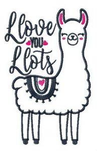  I love you lots llama