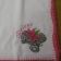 Teddy Bear with lily design embroidered on bath towel