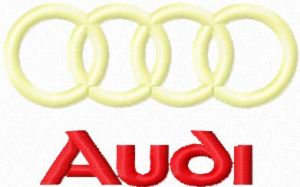 AUDI Logo embroidery design