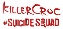 Suicide Squad KillerCroc 3 embroidery design