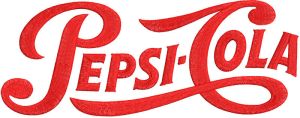 Pepsi cola vinatge logo embroidery design