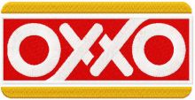 Oxxo logo embroidery design