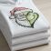 Hoody with Santa Grinch two sides embroidery design