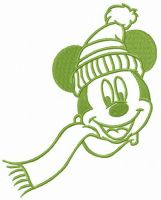 Windy autumn embroidery design