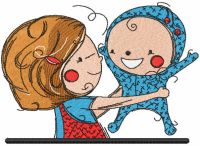 Playing with brother embroidery design