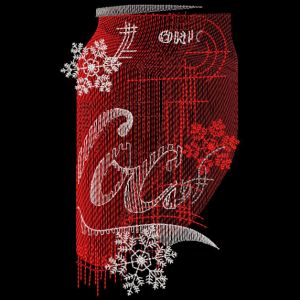 Christmas Cola embroidery design