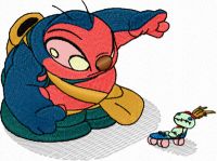 Dr. Jumba Jookiba and Toy embroidery design
