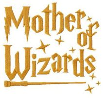 Mother of Wizards embroidery design