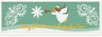 Christmas bookmark embroidery design