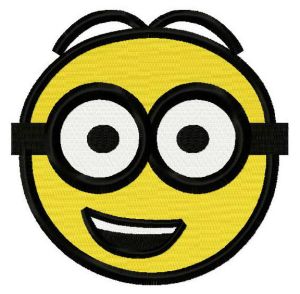 Happy Minion 6 embroidery design