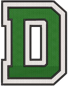 Dartmouth Big Green primary logo embroidery design