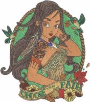 Choose your own path embroidery design