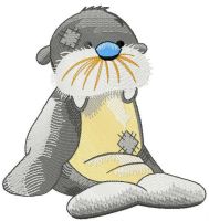 Blubber embroidery design