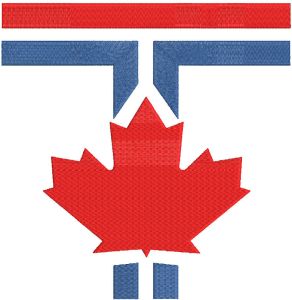 Toronto Blue Jays Cap Logo embroidery design