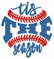 Tis the season embroidery design