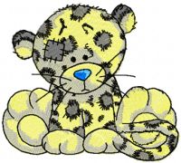 Leo embroidery design