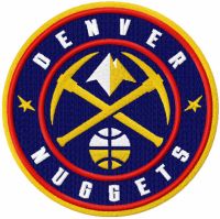 Denver Nuggets 2019 logo embroidery design