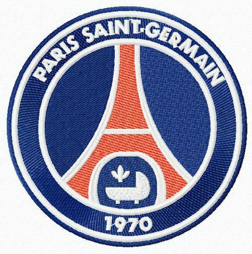 Paris Saint-Germain F.C. logo machine embroidery design