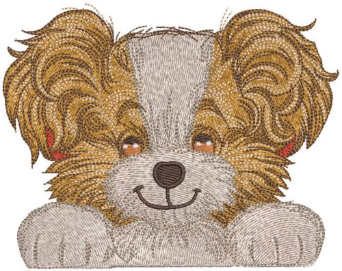 Dog best friend embroidery design