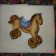 Wooden horse design embroidered