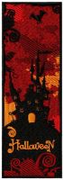Halloween bookmark 3 embroidery design